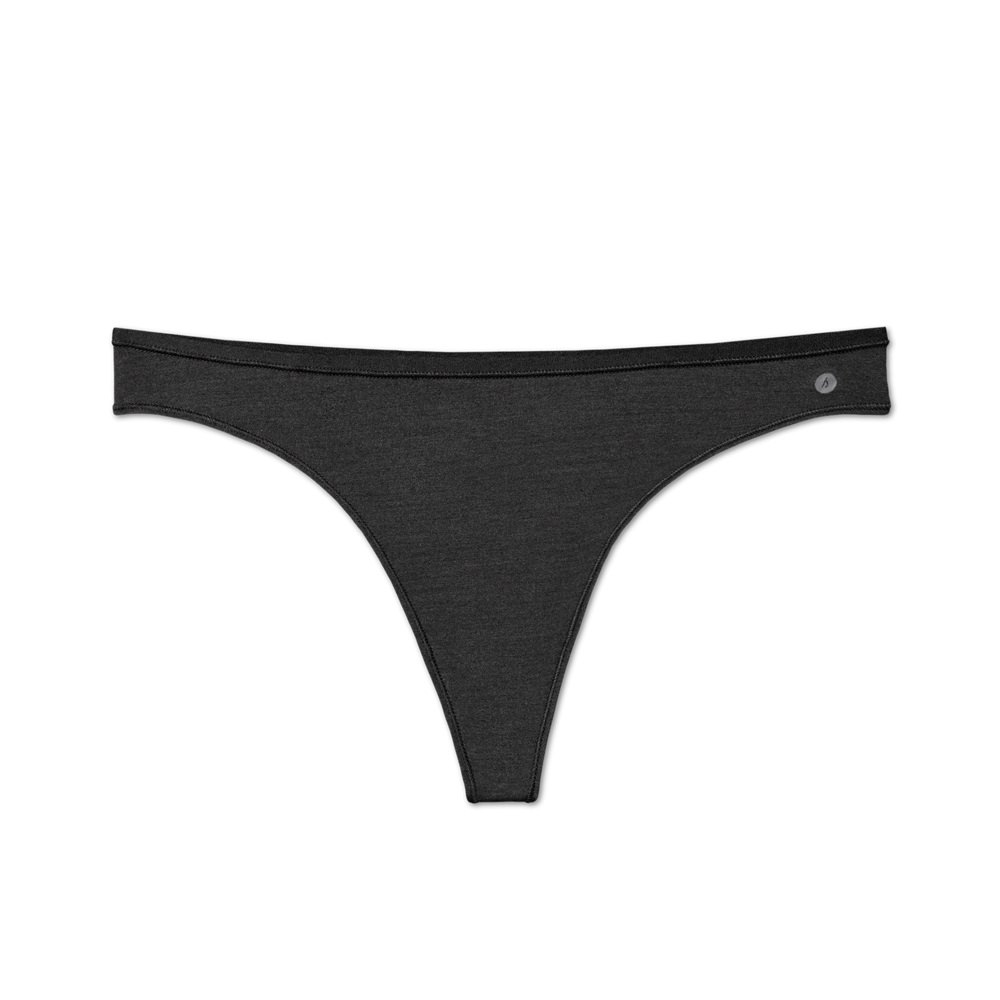 Allbirds Women's Briefs Black - Trino® Thong - 93082XFTL